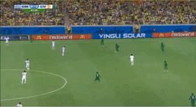 Greece Scores First Goal Against Ivory Coast